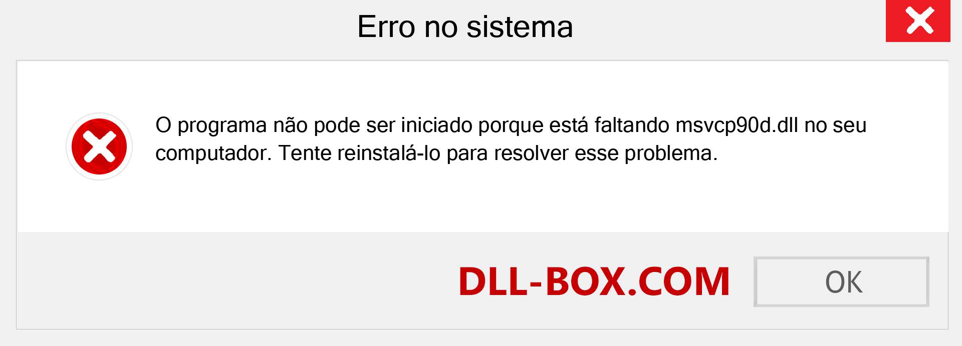 Arquivo msvcp90d.dll ausente ?. Download para Windows 7, 8, 10 - Correção de erro ausente msvcp90d dll no Windows, fotos, imagens